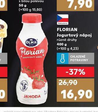 Kaufland Florian jogurtový nápoj nabídka