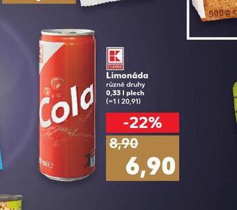 Kaufland Limonáda nabídka