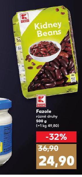 Kaufland Fazole nabídka