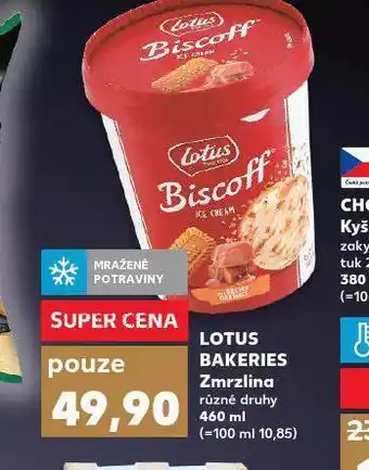 Kaufland Lotus bajeries zmrzlina nabídka
