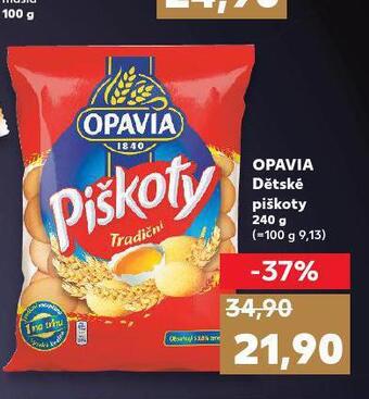 Kaufland Opavia dětské piškoty nabídka