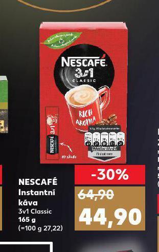 Kaufland Nescafé instantní káva nabídka