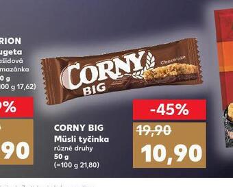 Kaufland Corny big müsli tyčinka nabídka