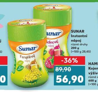 Kaufland Sunar instantní nápoj nabídka