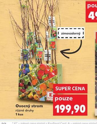 Kaufland Ovocný strom nabídka