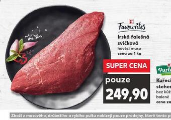 Kaufland Irská falešná svíčková nabídka