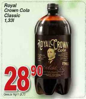 Hruška Royal crown cola classic 1,33l nabídka
