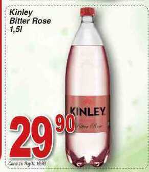Hruška Kinley bitter rose 1,5l nabídka