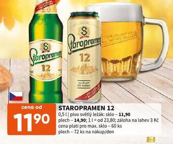 Terno Pivo staropramen 12 nabídka