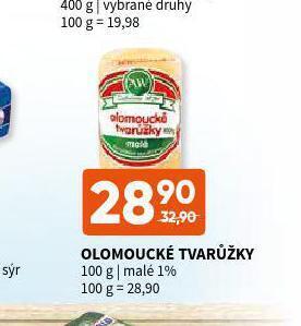 Terno Olomoucké tvarůžky nabídka