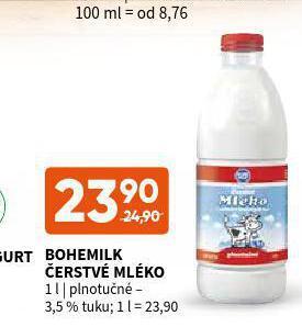 Terno Bohemilk čerstvé mléko nabídka