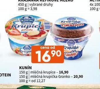 Terno Kunín mléčná krupice nabídka