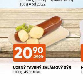 Terno Uzený tavený salámový sýr nabídka