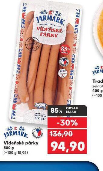 Kaufland Vídeňské párky nabídka
