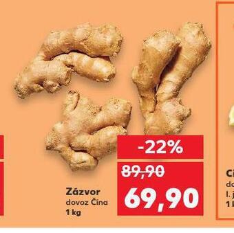 Kaufland Zázvor nabídka