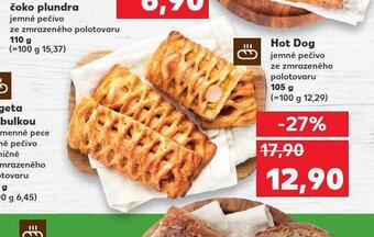 Kaufland Hot dog nabídka