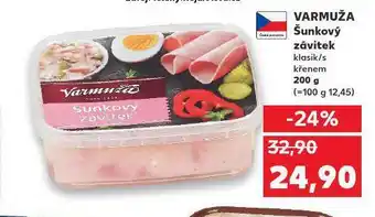 Kaufland Varmuža šunkový závitek nabídka