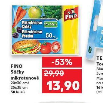 Kaufland Fino sáčky mikroténové nabídka