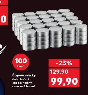 Čajové svíčky