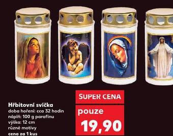 Kaufland Hřbitovní svíčka nabídka