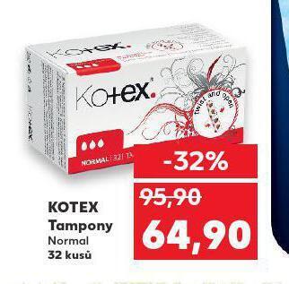 Kaufland Kotex tampony nabídka