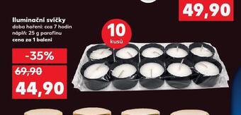 Kaufland Iluminační svíčky nabídka
