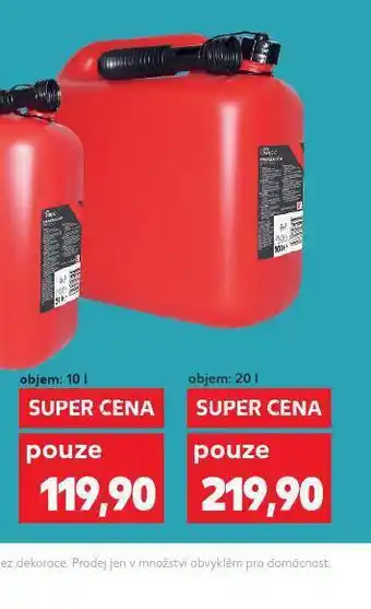 Kaufland Kanystr 20l nabídka
