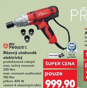 Kaufland Rázový utahovák elektrický nabídka