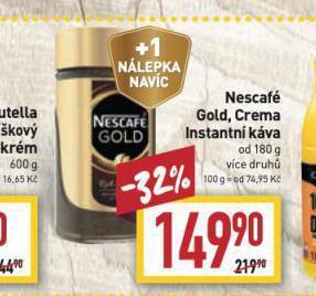 Billa Káva nescafé nabídka