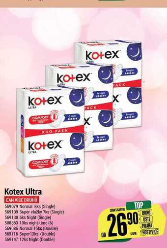 Tamda Foods Kotex ultra nabídka