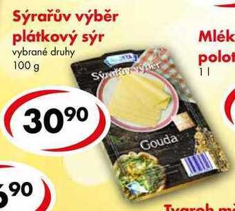 CBA Sýrařův výběr plátkový sýr, 100 g nabídka
