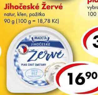 CBA Jihočeské žervé, 90 g nabídka