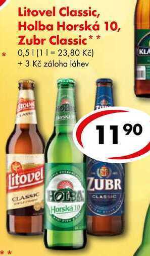 CBA Litovel classic, 0,5 l nabídka