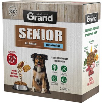 Rohlik.cz Grand deluxe senior granule pro psy s tuňákem nabídka