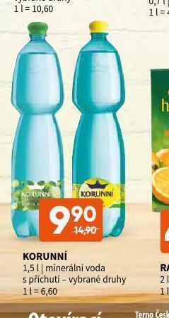 Terno Korunní s příchutí nabídka