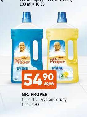 Terno Mr. proper čistič nabídka