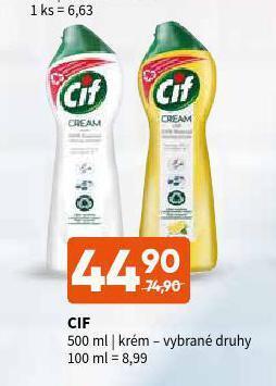 Terno Cif krém nabídka