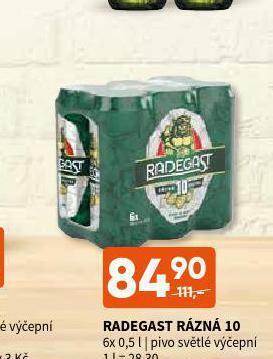 Terno Pivo radegast rázná 10 nabídka