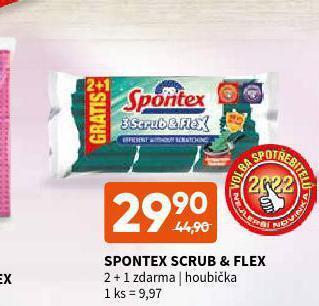 Terno Spontex scrub & flex nabídka