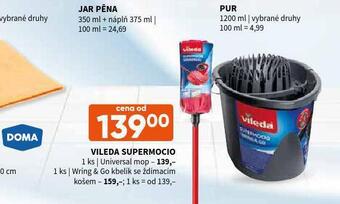 Terno Vileda supermocio kbelík se ždímacím košem nabídka