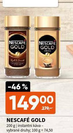 Terno Nescafé gold nabídka