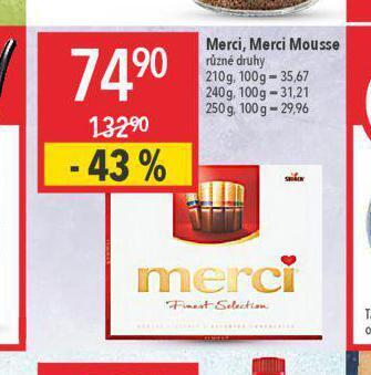 Globus Merci, merci mousse nabídka