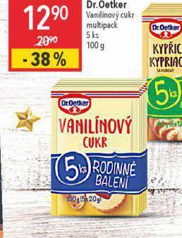 Globus Dr. oetker vanilínový cukr nabídka