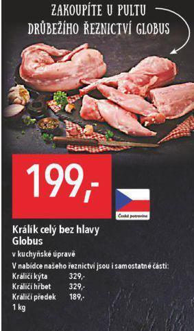 Globus Králík celý bez hlavy nabídka