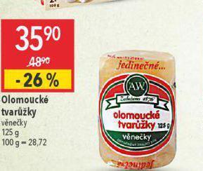 Globus Olomoucké tvarůžky nabídka