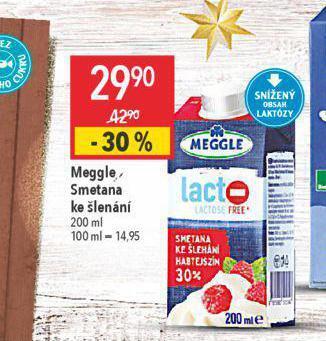 Globus Meggle smetana ke šlehání nabídka