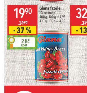 Globus Giana fazole nabídka