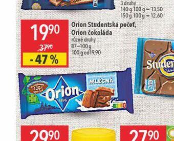 Globus Orion studentská pečeť nabídka