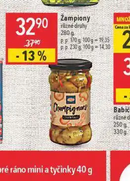 Globus Žampiony nabídka