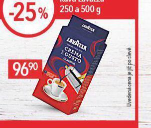 Globus Lavazza káva nabídka